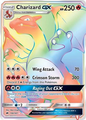 Charizard GX (Secret), SM - Burning Shadows