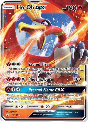 Ho-Oh GX, SM - Burning Shadows