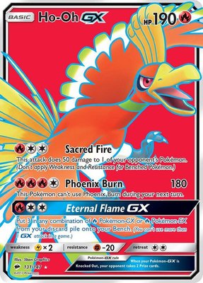 Ho-Oh GX (Full Art), SM - Burning Shadows