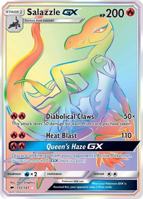 Salazzle GX (Secret), SM - Burning Shadows