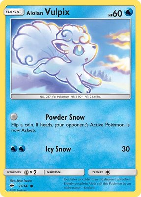 Alolan Vulpix, SM - Burning Shadows