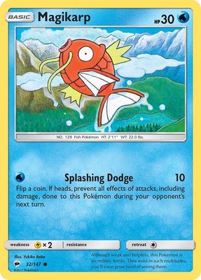 Magikarp, SM - Burning Shadows