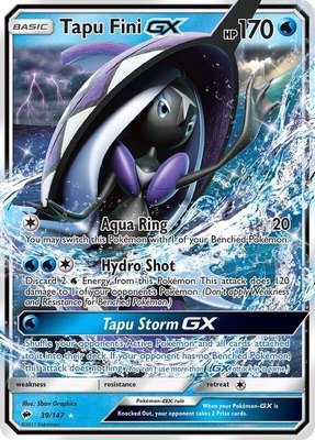 Tapu Fini GX, SM - Burning Shadows