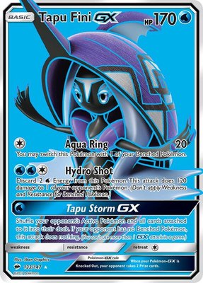 Tapu Fini GX (Full Art), SM - Burning Shadows