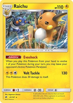 Raichu, SM - Burning Shadows