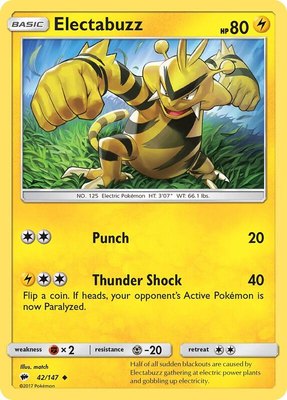 Electabuzz, SM - Burning Shadows