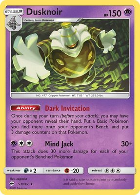Dusknoir, SM - Burning Shadows