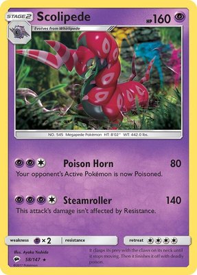 Scolipede, SM - Burning Shadows