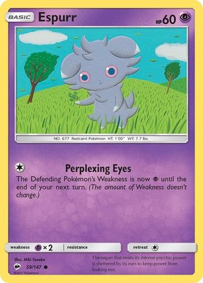 Espurr, SM - Burning Shadows