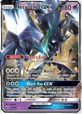 Necrozma GX, SM - Burning Shadows