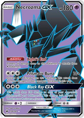 Necrozma GX (Full Art), SM - Burning Shadows