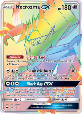 Necrozma GX (Secret), SM - Burning Shadows