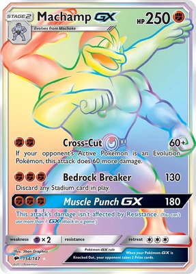 Machamp GX (Secret), SM - Burning Shadows