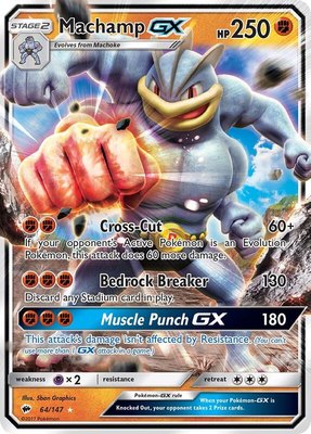 Machamp GX, SM - Burning Shadows