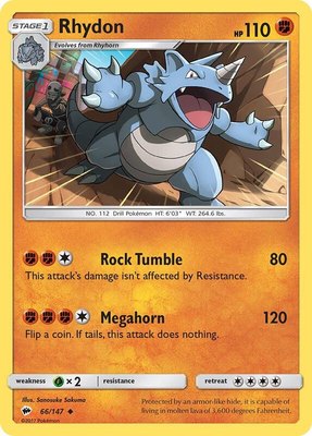 Rhydon, SM - Burning Shadows