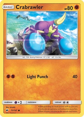 Crabrawler, SM - Burning Shadows