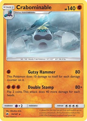 Crabominable, SM - Burning Shadows