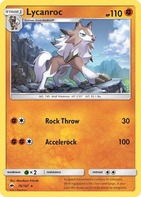 Lycanroc (76), SM - Burning Shadows
