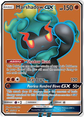 Marshadow GX (Full Art), SM - Burning Shadows