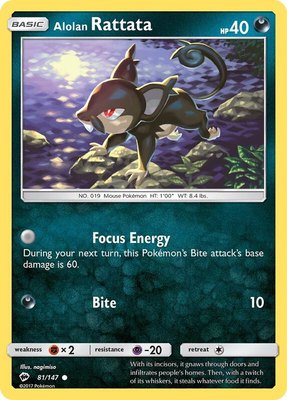 Alolan Rattata, SM - Burning Shadows