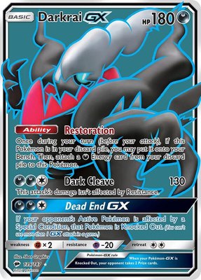 Darkrai GX (Full Art), SM - Burning Shadows
