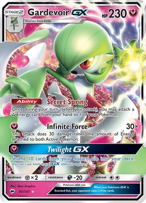Gardevoir GX, SM - Burning Shadows