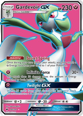 Gardevoir GX (Full Art), SM - Burning Shadows