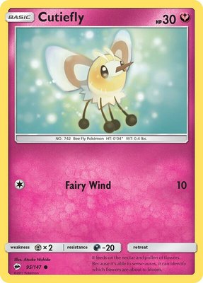 Cutiefly, SM - Burning Shadows
