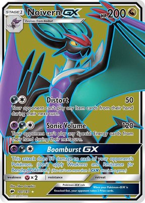 Noivern GX (Full Art), SM - Burning Shadows
