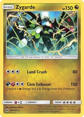 Zygarde, SM - Burning Shadows