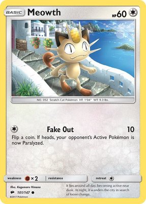 Meowth, SM - Burning Shadows