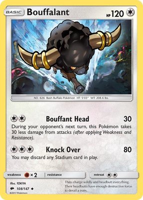 Bouffalant, SM - Burning Shadows