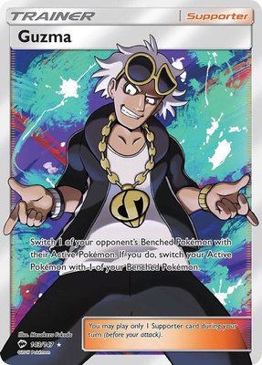 Guzma (Full Art), SM - Burning Shadows