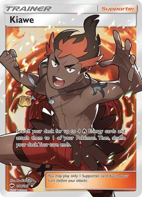 Kiawe (Full Art), SM - Burning Shadows