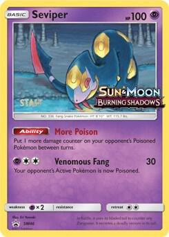 Seviper (Prerelease) [Staff], SM Promos