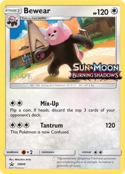 Bewear (Prerelease) [Staff], SM Promos