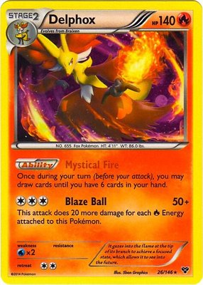 Delphox (Cosmos Holo), Blister Exclusives