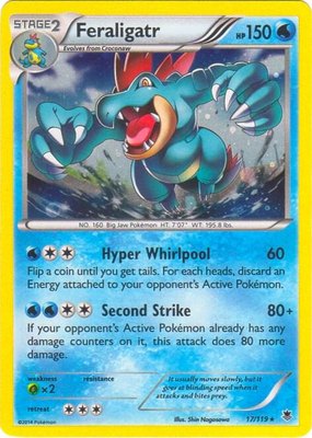 Feraligatr (Cosmos Holo), Blister Exclusives