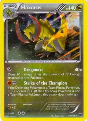 Haxorus (Cosmos Holo), Blister Exclusives