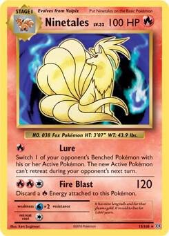 Ninetales (XY Evolutions) (Non-Holo), Deck Exclusives