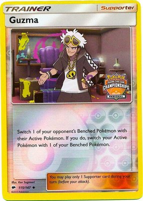 Guzma (Regional Championships), League & Championship Cards