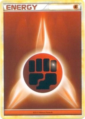 Fighting Energy (2010 Unnumbered HGSS Style Non-Holo), League & Championship Cards