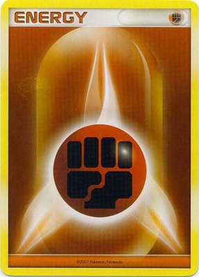 Fighting Energy (2007 Unnumbered D/P Style Non-Holo), League & Championship Cards