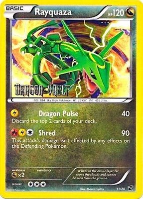 Rayquaza (Dragon Vault), Blister Exclusives
