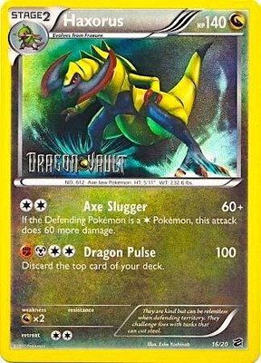 Haxorus (Dragon Vault), Blister Exclusives