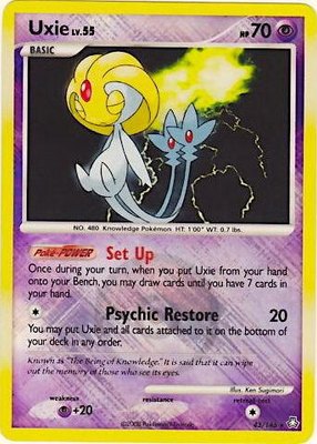 Uxie (League Promo), League & Championship Cards