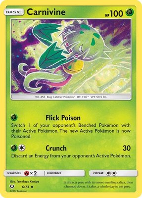 Carnivine, Shining Legends