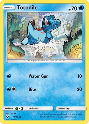Totodile, Shining Legends