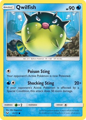 Qwilfish, Shining Legends