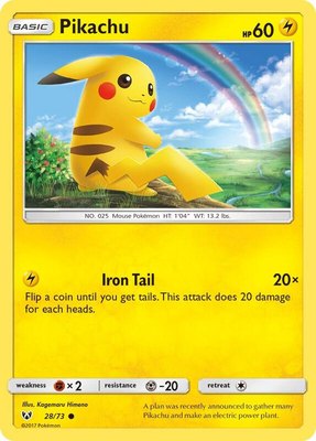 Pikachu, Shining Legends